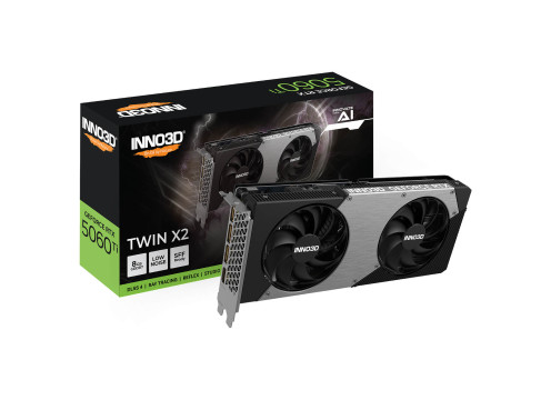 כרטיס מסך Inno3D GeForce RTX 5060 Ti 8GB TWIN X2