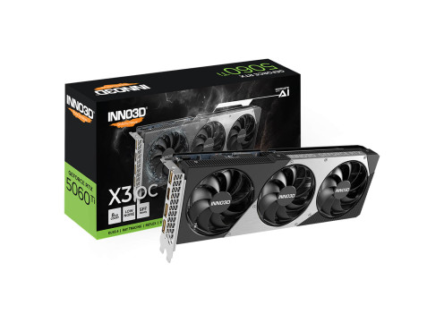 כרטיס מסך Inno3D GeForce RTX 5060 Ti 8GB TWIN X3 OC