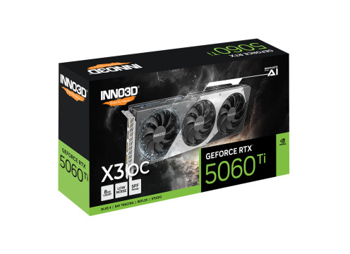 כרטיס מסך Inno3D GeForce RTX 5060 Ti 8GB TWIN X3 OC