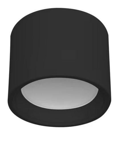 גוף תאורה צלינדר CCT שחור 20W מבית LIPER