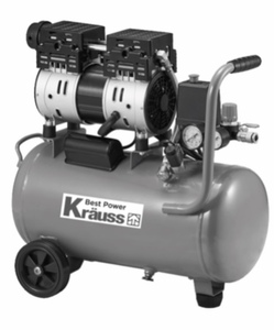 מדחס שקט 2 ראשים ללא שמן 4 כ"ס. KR-4010S