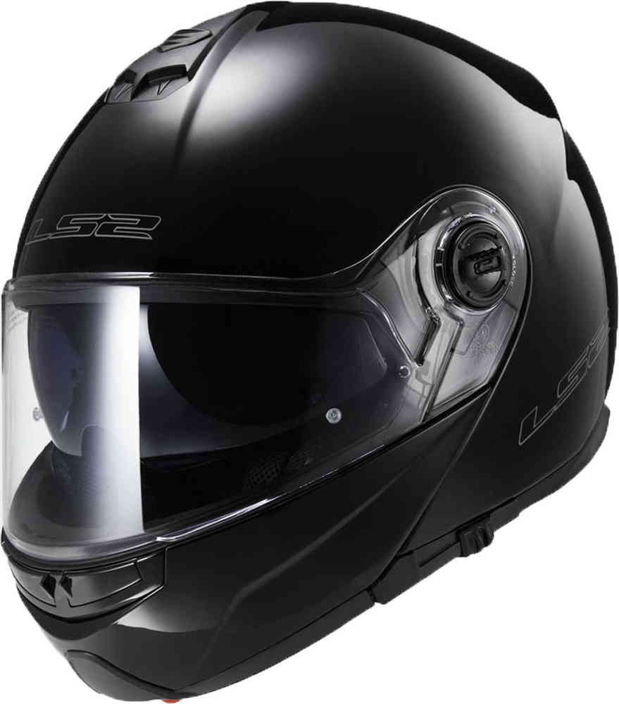 קסדה נפתחת אל אס 2 שחור מבריק LS2 FF325 STROBE