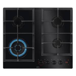 כיריים גז 60 ס"מ AEG HGB64420YM נירוסטה