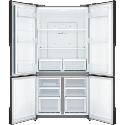 מקרר 4 דלתות Electrolux EQE5600BB מקפיא תחתון - 572 ליטר, נירוסטה מושחרת מהדרין שבת