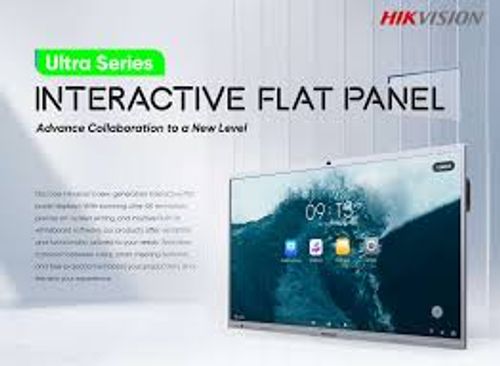 מסך אינטראקטיבי 86' כולל מצלמה ומיקרפון Hikvision DS-D5C86RB/B
