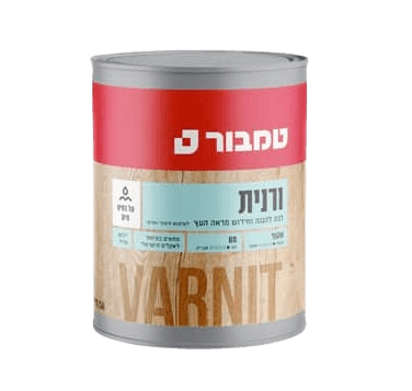 ורנית על בסיס מים שקוף משי