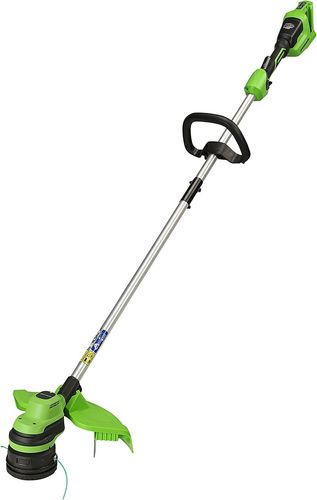 חרמש נטען Greenworks 48V Brushless דגם 99532-5 עם ראש מתכוונן, מוט טלסקופי, קוטר חיתוך 33 ס