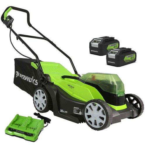 מכסחת דשא GREENWORKS 48V דגם 99518-2 עם רוחב כיסוח 36 ס
