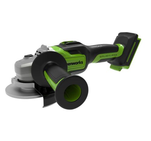 משחזת זווית נטענת GREENWORKS 24V דגם 99774-4 עם דיסק 