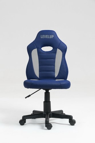 כיסא תלמיד ארגונומי לנוער בצבע כחול ואפור| מקט LEVEL UP | S301-BG