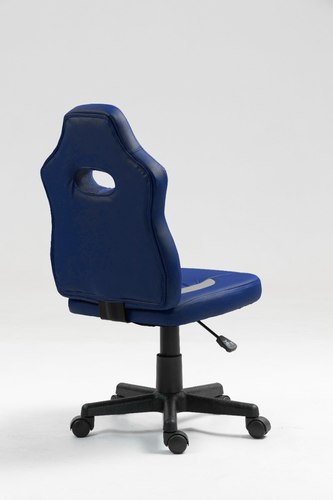 כיסא תלמיד ארגונומי לנוער בצבע כחול ואפור| מקט LEVEL UP | S301-BG