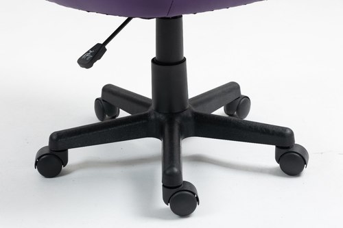 כיסא תלמיד ארגונומי לנוער בצבע סגול ולבן| מקט LEVEL UP | S301-PW |