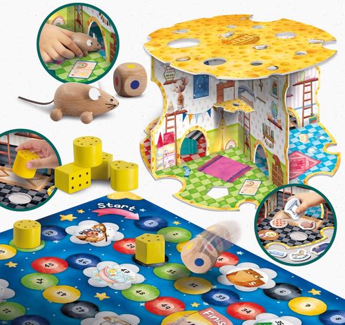 מונטסרי בייבי אוסף משחקים בית העכבר