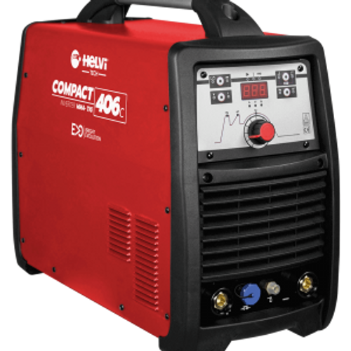 HELVI Compact 416HF - רתכת TIG אינוורטר 400A קירור מים+עגלה