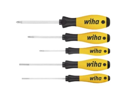 WIHA 27252 - סט 5 מברגים SoftFinish ESD מקצועי פיליפס (PH)