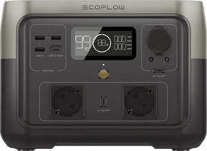 תחנת כוח ניידת EcoFlow 500W-1000W  דגם River 2 Max אחריות 3 שנים