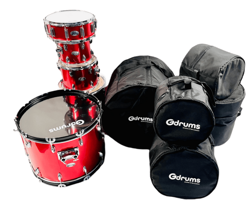 סט תיקים לתופים 5 חלקים 20 אינץ' DB-20 מבית GDRUMS