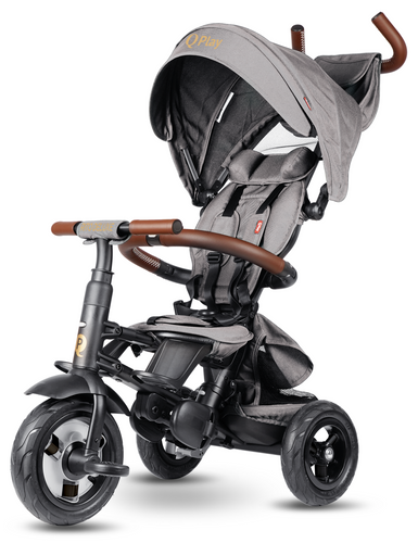תלת אופן מתקפל דגם Rito Deluxe -אפור  Qplay