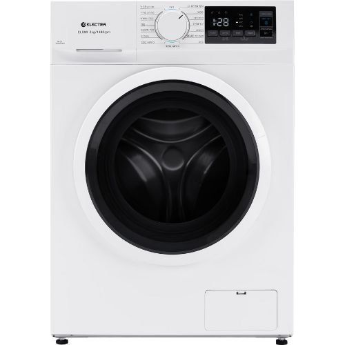 מכונת כביסה פתח חזית 7 ק"ג Electra EL700 עם מנוע Inverter במהירות 1400 סל"ד - צבע לבן אחריות ע"י היבואן הרשמי אלקטרה