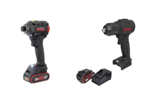 סט מברגות מברגת אימפקט KU280.1 BL + מברגת פוטר KU211.9 + סוללה 2A 20V + מטען + ארגז KRESS