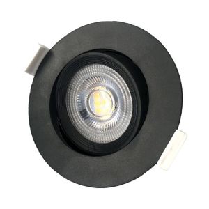 שקוע לוקס מתכוונן 7W שחור / לבן GOLDEN LIGHT LUX