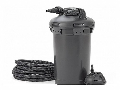 סט משאבה+פילטר+UV לבריכות נוי, דגים פונטק PONTEC PondoPress Set 15000
