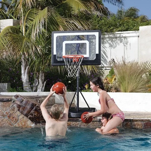 מתקן כדורסל לחצר ולבריכה – PRO MINI HOOP BASKETBALL SYSTEM
