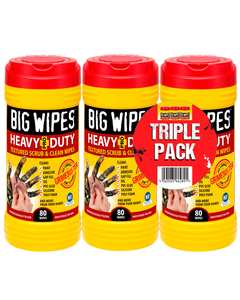 3 דליים מגבוני Big Wipes Heavy Duty Pro – ניקוי תעשייתי מקצועי