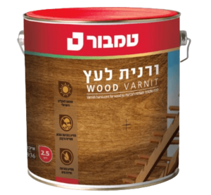 ורנית לעץ ע"ב ממס - 2.5 ליטר