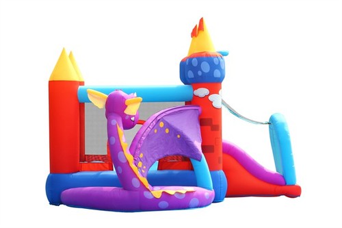  מתקן קפיצה טירת הדרקון - Fancy Dragon And His Air Castle | הפי הופ - Happy Hop 