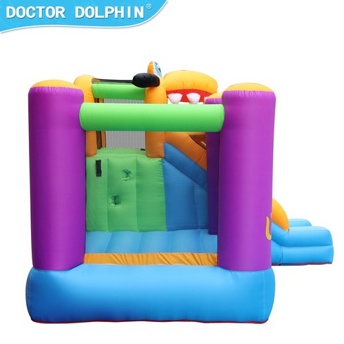 מתקן קפיצה מתנפח לילדים בצורת כלבלב - Doctor Dolphin | מתקן יבש