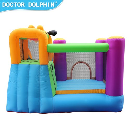 מתקן קפיצה מתנפח לילדים בצורת כלבלב - Doctor Dolphin | מתקן יבש