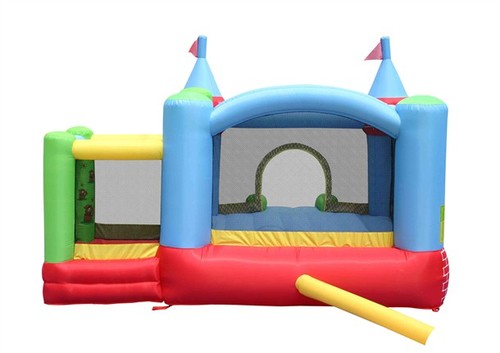 מתקן קפיצה הטירה הכולל בריכת כדורים החווה | Happy Hop