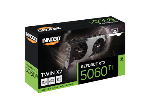 כרטיס מסך Inno3D GeForce RTX 5060 Ti 16GB TWIN X2