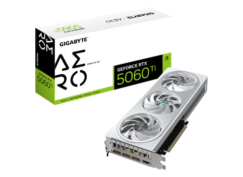 כרטיס מסך Gigabyte GeForce RTX 5060 Ti AERO OC 8GB