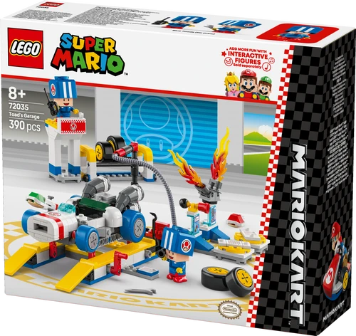 משחק לגו Mario Kart™ – Toad’s Garage לגילאי 8+