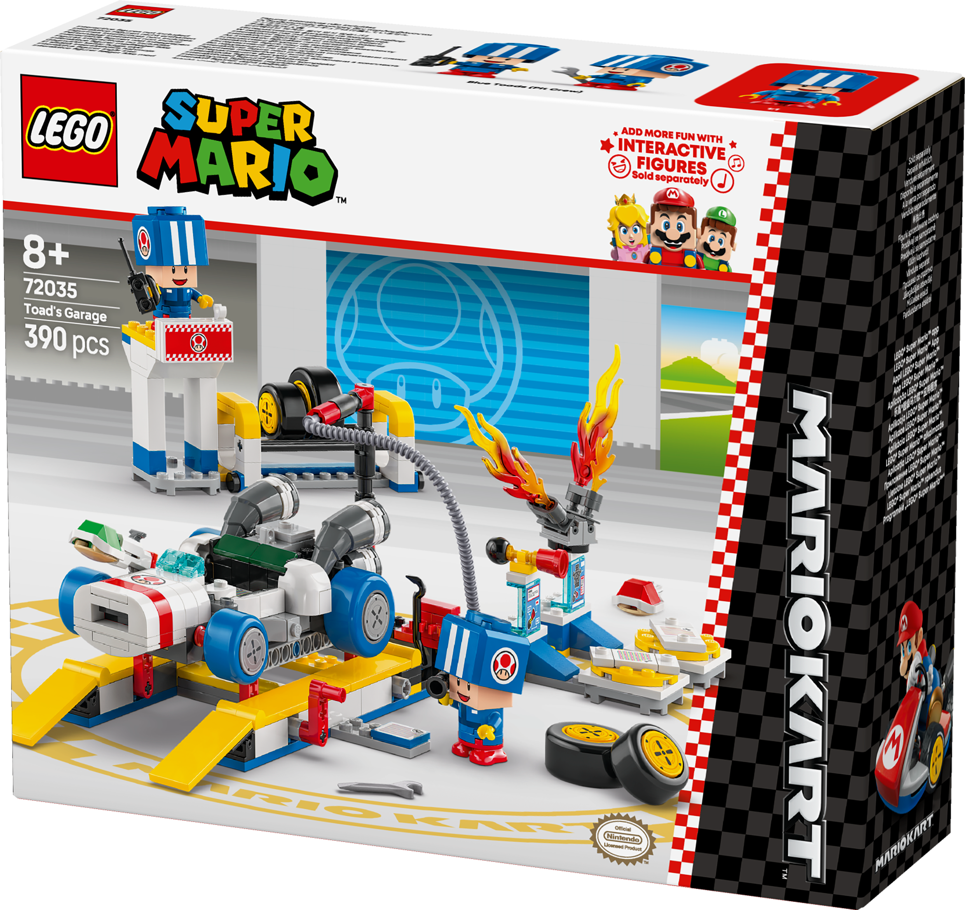 משחק לגו Mario Kart™ – Toad’s Garage לגילאי 8+