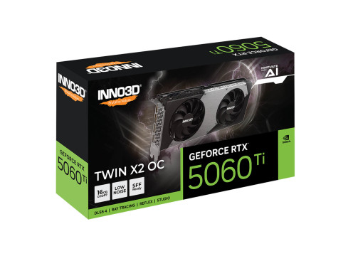 כרטיס מסך Inno3D GeForce RTX 5060 Ti 16GB TWIN X2 OC