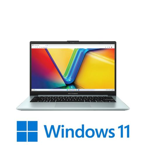 מחשב נייד 15.6 אינץ ASUS Vivobook Go 15 Green Gray E1504GA-NJ094W