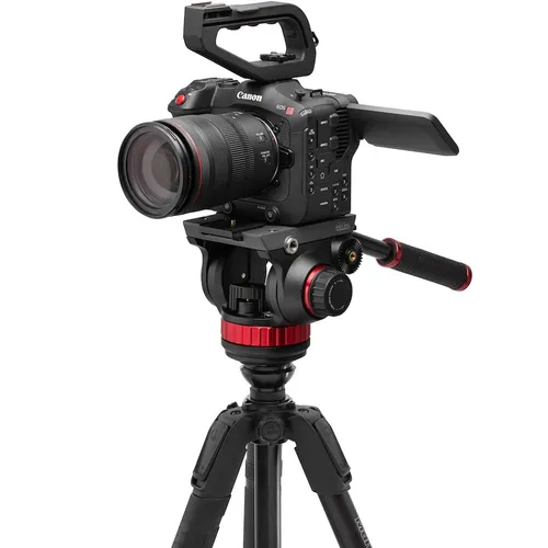 קיט חצובת וידאו Manfrotto ראש 502 ורגליים 055
