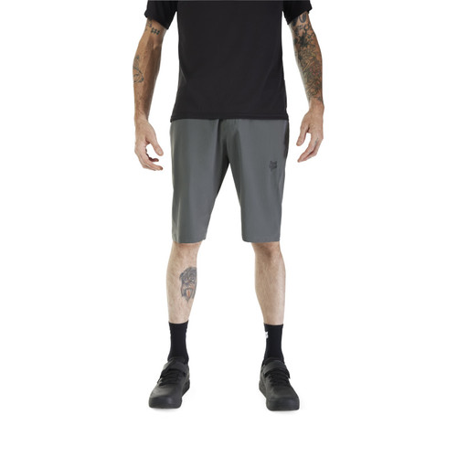 מכנס רכיבה קצר פוקס אפור עם ריפוד פריק - FOX RACING RANGER SHORT W/LINER V25