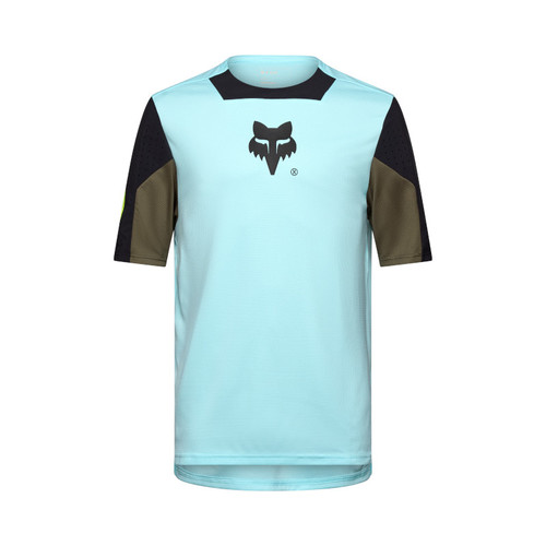 חולצת רכיבה קצרה פוקס כחול - FOX RACING DEFEND SS JERSEY ELEVATED V25