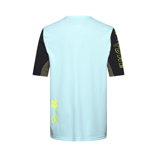 חולצת רכיבה קצרה פוקס כחול - FOX RACING DEFEND SS JERSEY ELEVATED V25