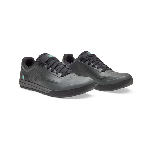 נעלי רכיבה פוקס פלאט שחור / אפור - FOX UNION FLAT SG SHOE V25