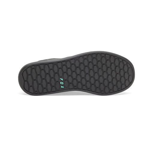 נעלי רכיבה פוקס פלאט שחור / אפור - FOX UNION FLAT SG SHOE V25