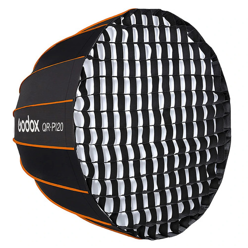 סופטבוקס עם גריד Godox QR-P120G Quick Release Parabolic Softbox