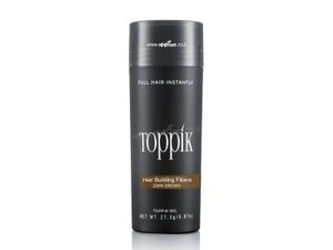 טופיק סיבי שיער 27.5 גר' צבע חום כהה- DARK BROWN - טופיק
