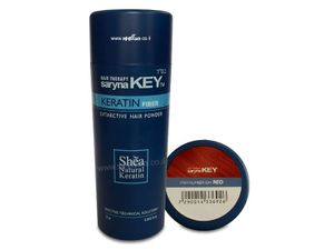 saryna KEY סיבי שיער 25 גר' צבע אדום - AUBURN - סרינה קיי