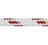 חבלי מעלן 12 מ"מ Top-Cruising LIROS - לבן עם סימונים אדומים