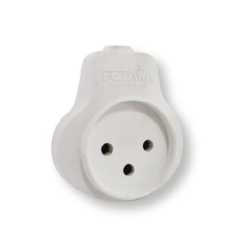 בית תקע שקע קופלונג 16A לבן - תקני